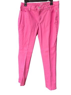 crown & ivy Hot Pink Women's Slim Jeans
